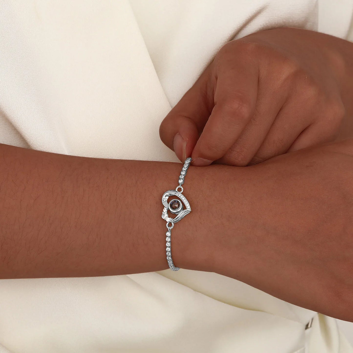 Vnox Custom Photo Projection Bracelet