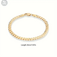 Locomotive Curb Cuban Link Chain Bracelet