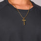 Waterproof Stainless Steel Cross Necklace for Men and Women