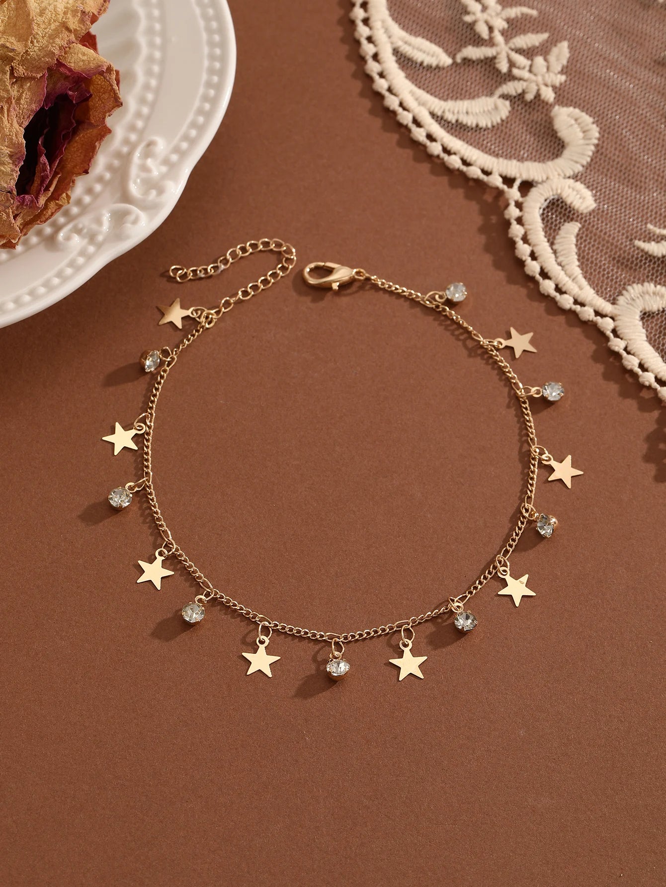 Summer Bohemia Crystal Cubic Zirconia Anklet