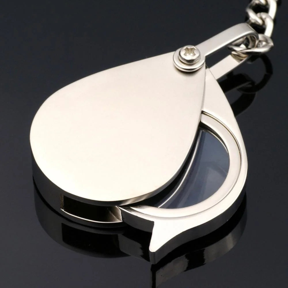 30x Jewelry Magnifying Glass Keychain