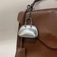 Mini PU Leather Handbag Keychain Pendant
