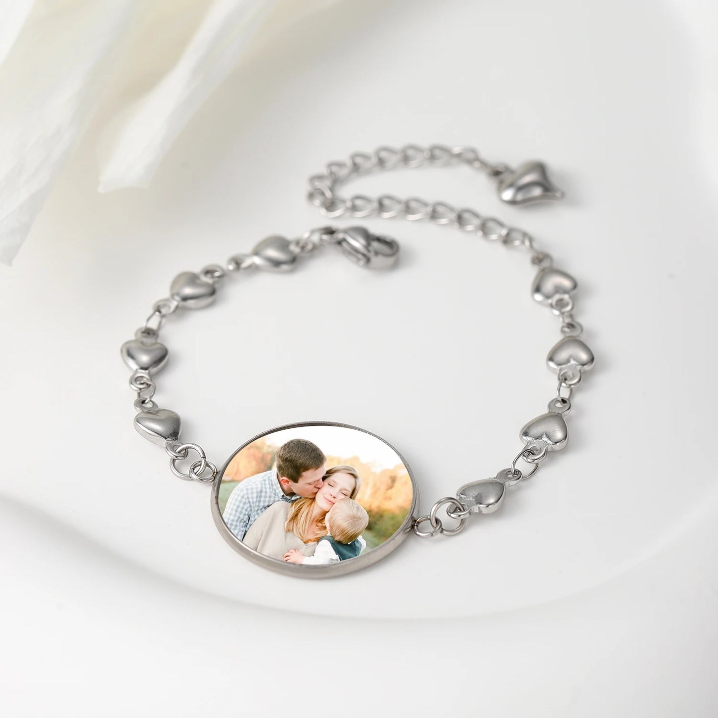 Customizable Photo Round Bracelet