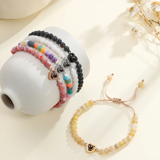 Custom Photo Projection Bracelet Personalized Picture Jewelry Gift for Women