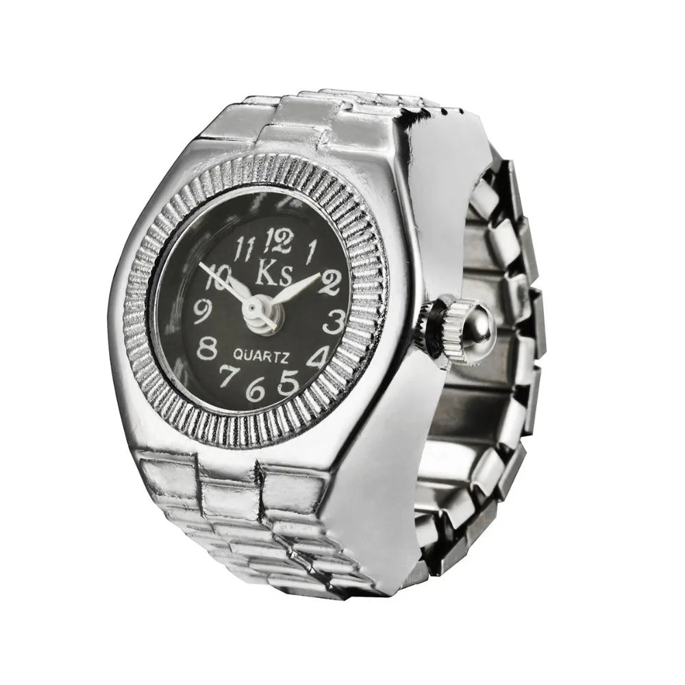 Digital Quartz Finger Watch Ring