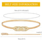 Fashion Elastic Metal Chain Belt for Women