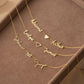 Lemegeton Custom Multiple Name Necklace – Personalized Stainless Steel Family Jewelry
