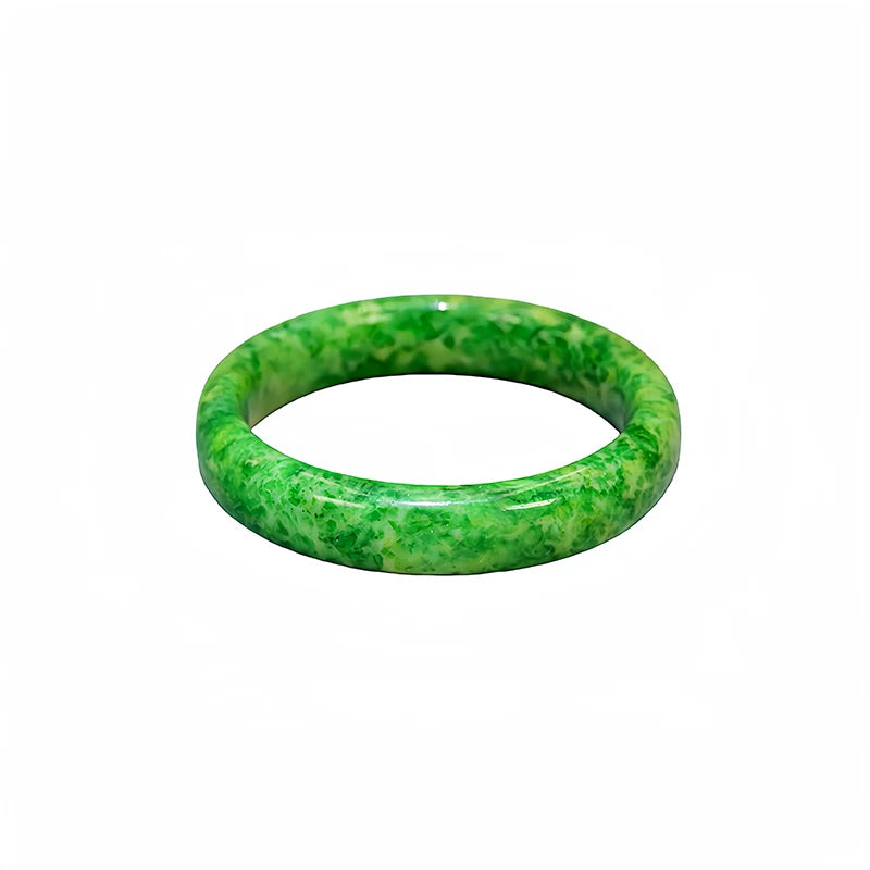 Vintage Carved Jade Bracelet Bangle