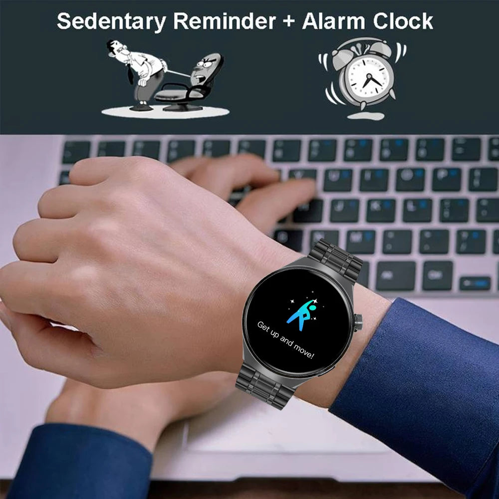 Men’s Smartwatch with Heart Rate & Blood Oxygen Monitor