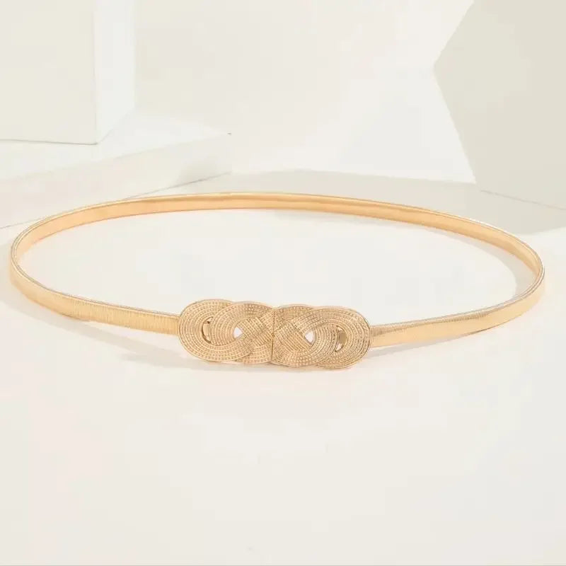 Fashion Elastic Metal Chain Belt for Women