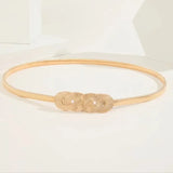 Fashion Elastic Metal Chain Belt for Women