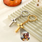 Customized Photo Projection Cross Keychain