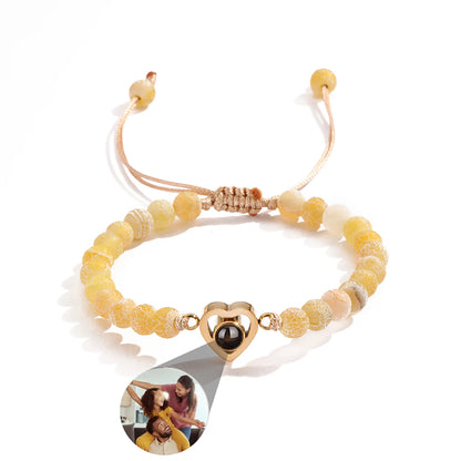 Custom Photo Projection Bracelet Personalized Picture Jewelry Gift for Women