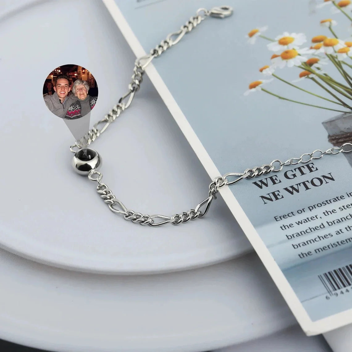 Personalized Custom Photo Projection Bracelet For Women Customized Picture