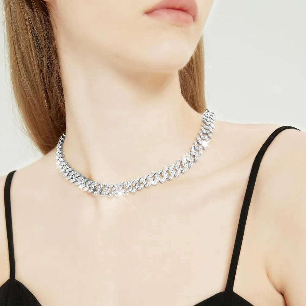 Miami Cuban Link Chain Necklace 12mm