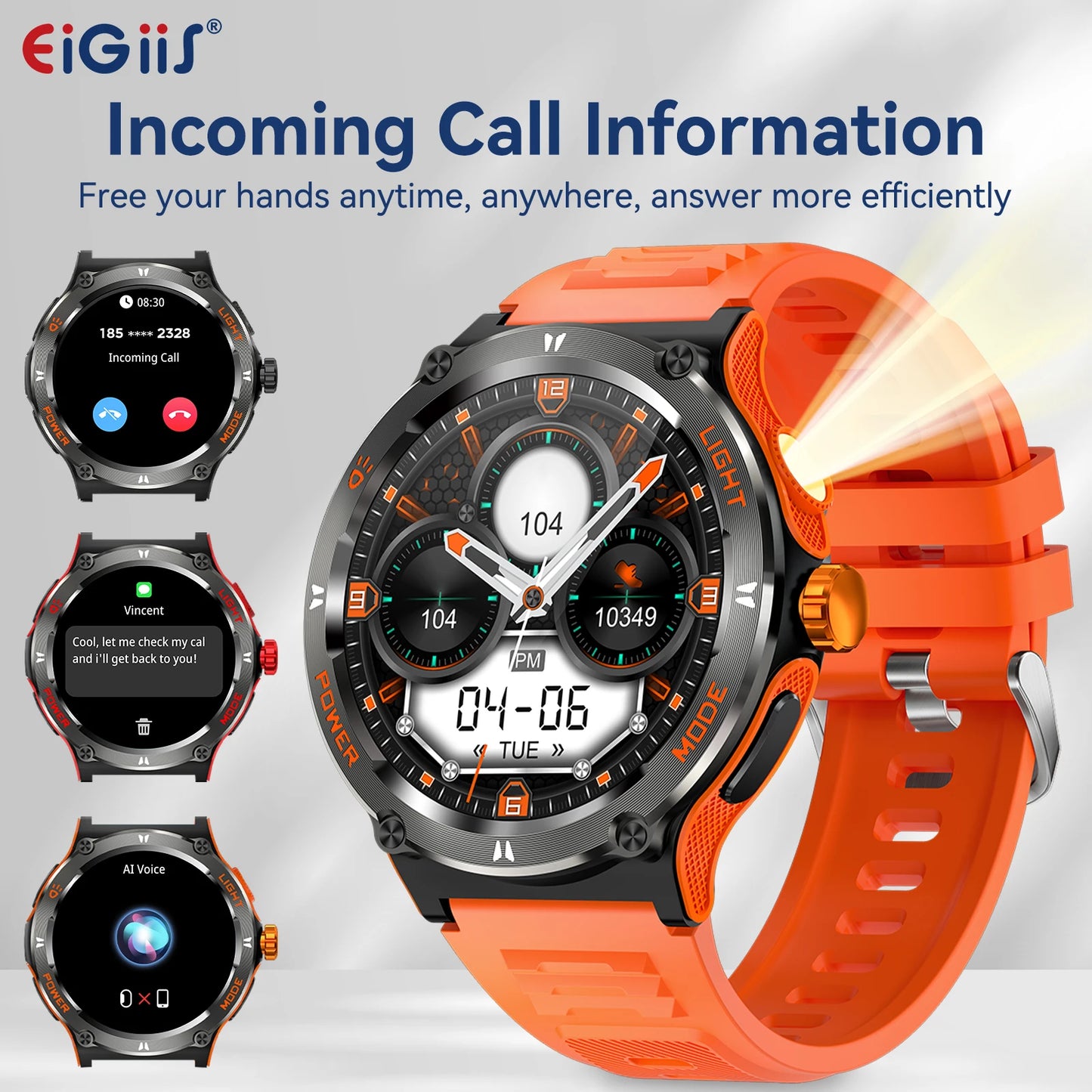 EIGIIS KT76 Sport Smartwatch
