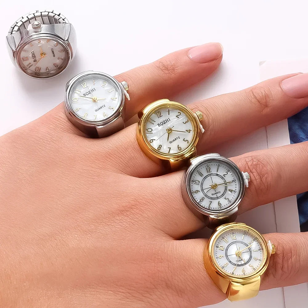 Digital Quartz Finger Watch Ring