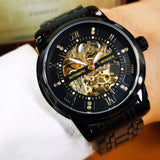 Watch for Men with Luminous Hands and Stainless Steel Strap