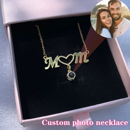 MOM Personalized Photo Necklace