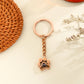 Customizable Photo Projection Keychain Dog Paw Pendant