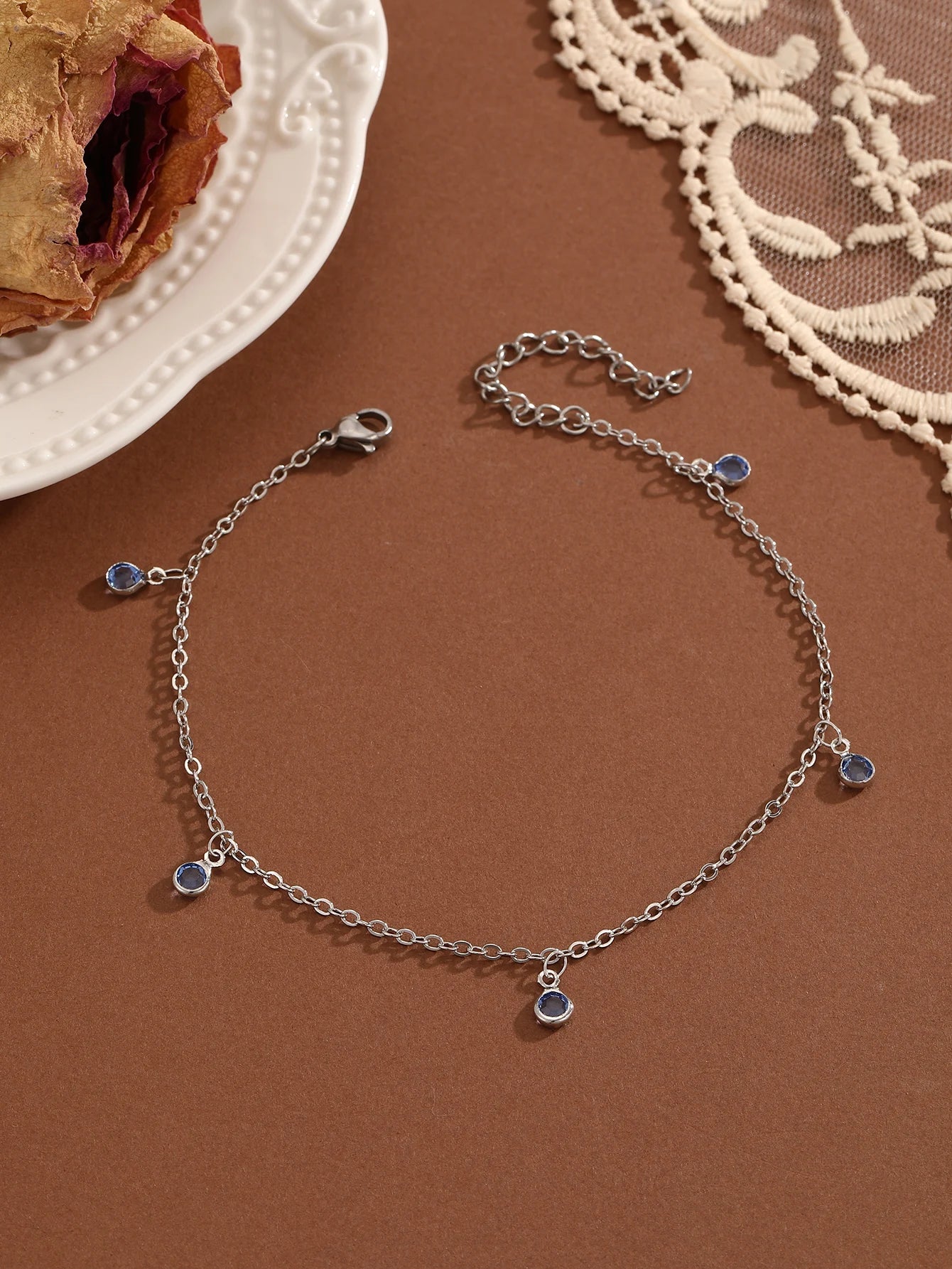 Summer Bohemia Crystal Cubic Zirconia Anklet