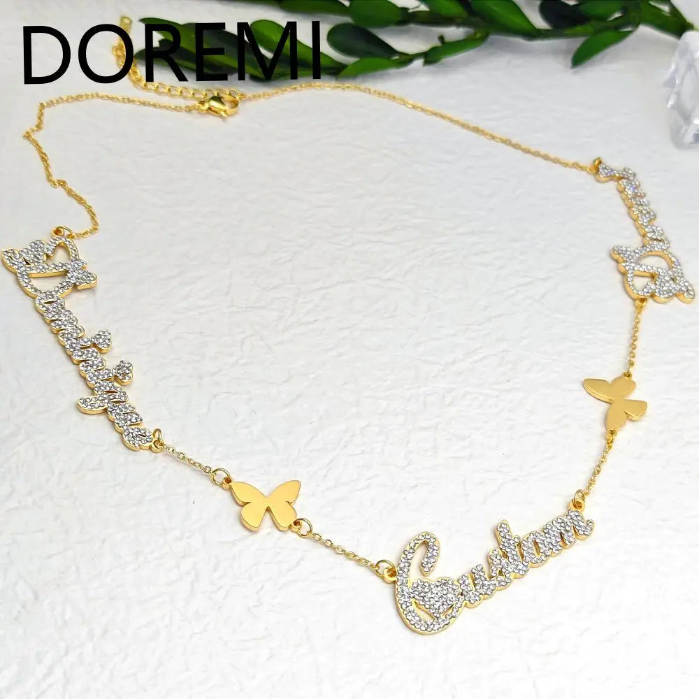Personalized Diamond Name Necklace