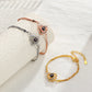 18K Gold Personalized Projection Bracelet  Custom Photo Love Bracelet for Women