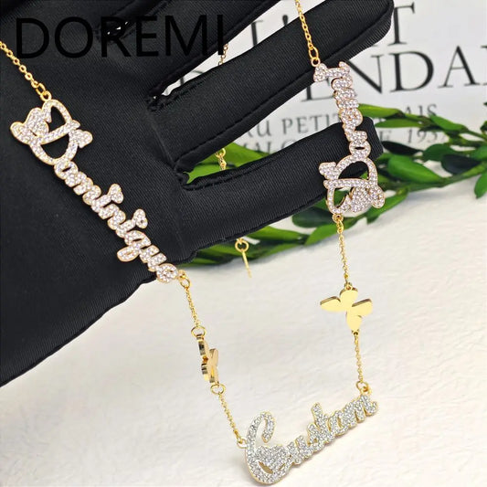 Personalized Diamond Name Necklace