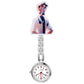 Analog Quartz Nurse Fob Watch with Cartoon Acrylic Face