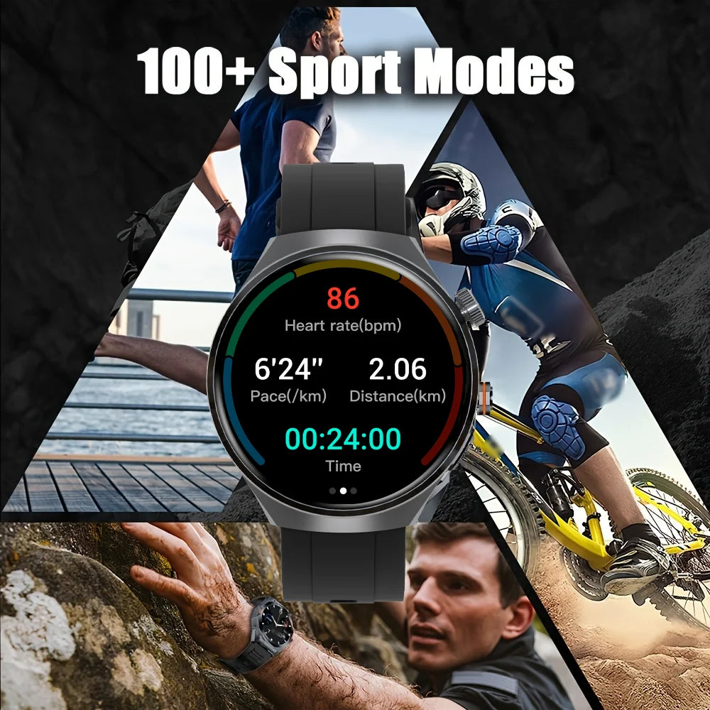 Men’s Smartwatch with Heart Rate & Blood Oxygen Monitor