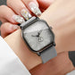 Fashion Square Silicone Strap Quartz Watch