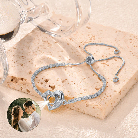 Vnox Custom Photo Projection Bracelet