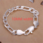Fine 925 Sterling Silver Solid Chain Bracelet