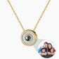 Projection Picture Round Pendant Necklace