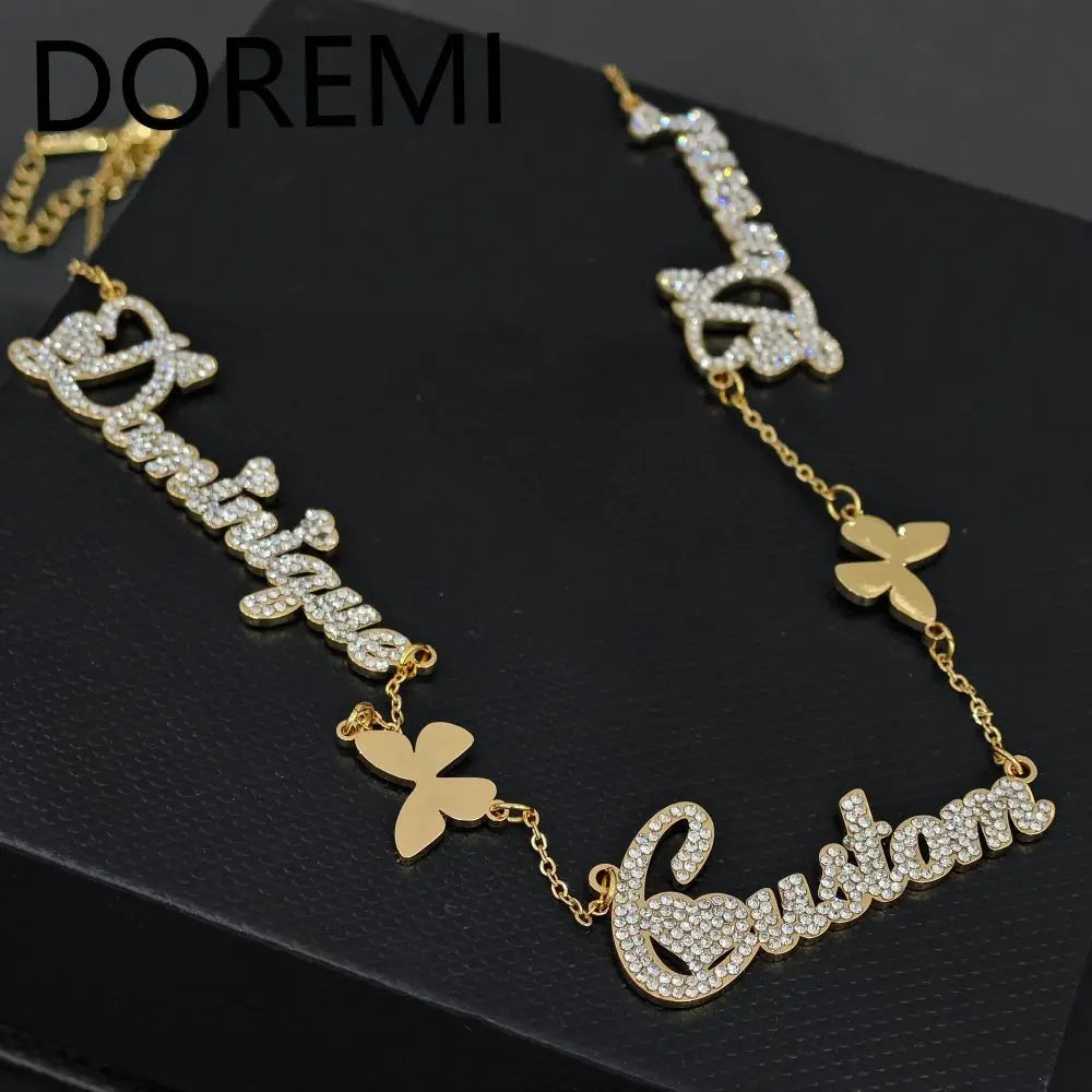 Personalized Diamond Name Necklace