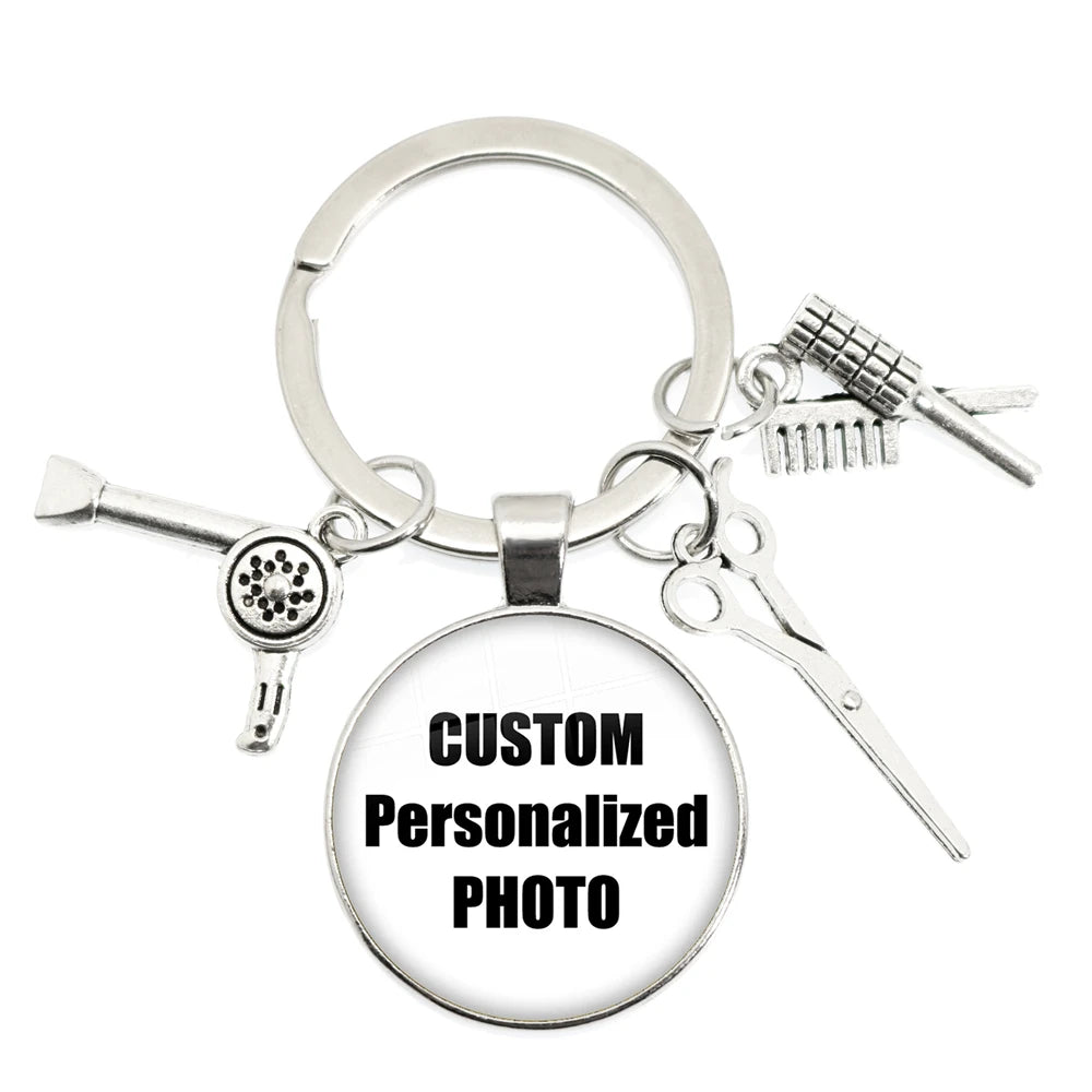 Personalized Photo Keychain – Custom Family Picture Gift for Parents & Loved Ones