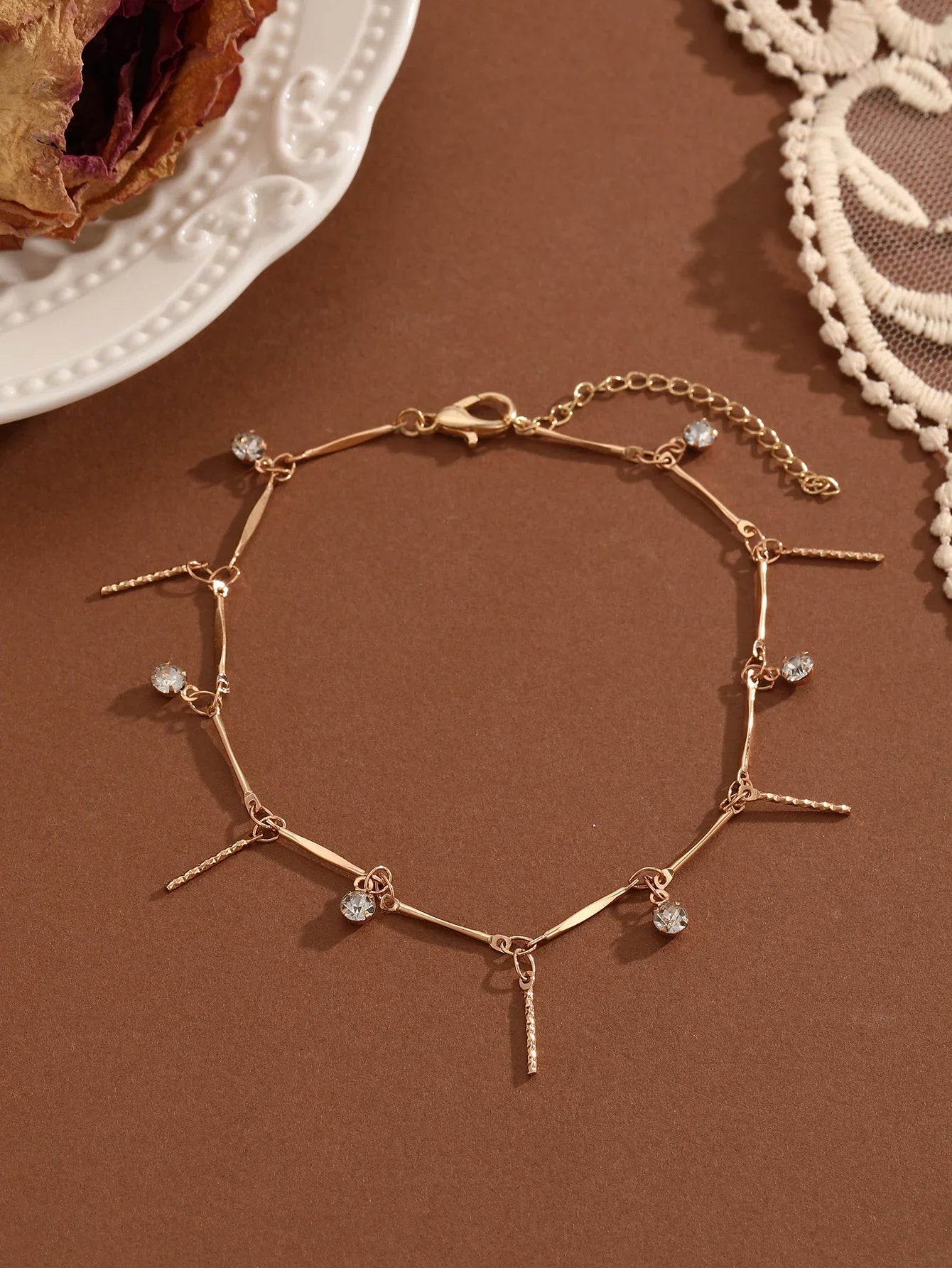 Summer Bohemia Crystal Cubic Zirconia Anklet