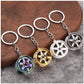 Turbo Brake Disc Car Keychain – Creative Metal Hub Key Ring for Car Lovers