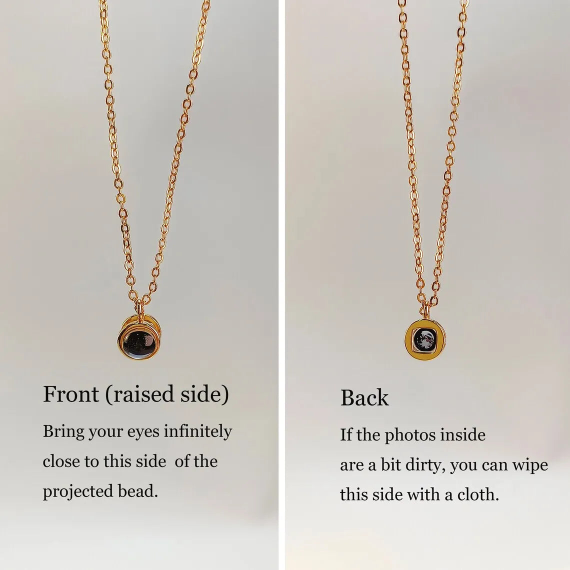 Custom Photo Projection Heart Bracelet