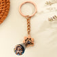 Customizable Photo Projection Keychain Dog Paw Pendant