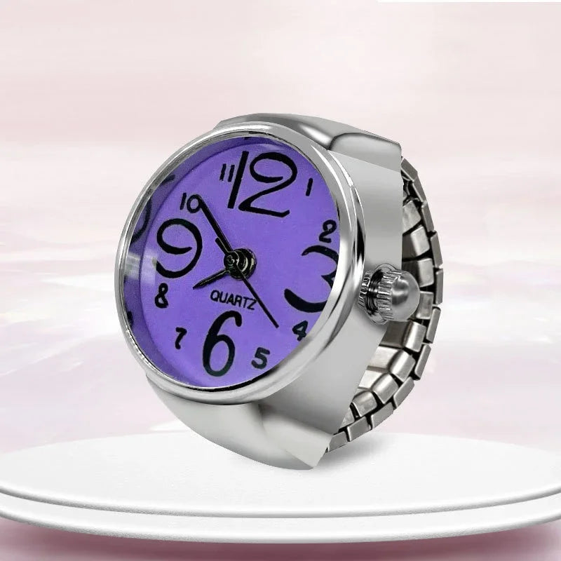 Mini Quartz Finger Ring Watch