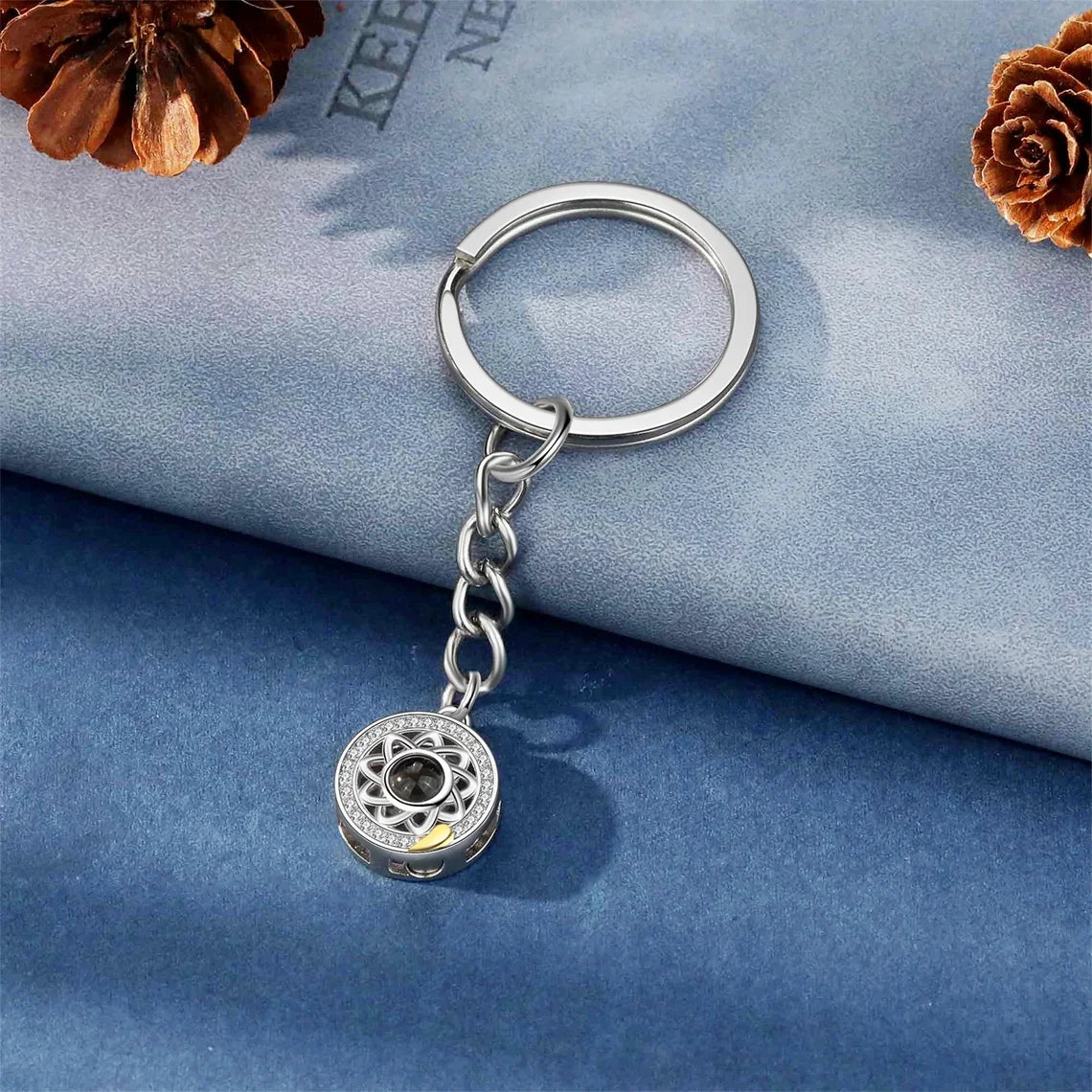 Personalized Custom Sun Moon Photo Projection