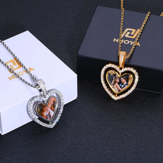 Heart Picture Pendant Necklace