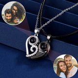 Heart Necklace Photo Personalized Picture Pendant Couple