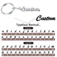 Custom Stainless Steel Name Tag Keychain – Personalized Key Ring