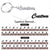 Custom Stainless Steel Name Tag Keychain – Personalized Key Ring
