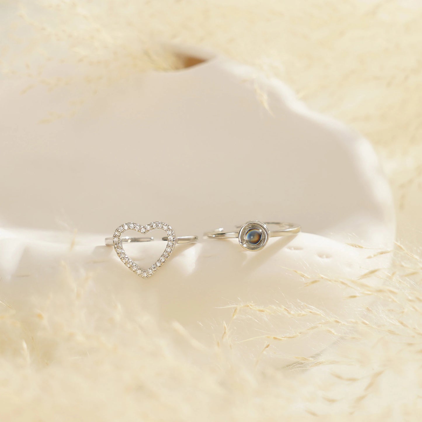 Custom Photo Projection Statement Ring