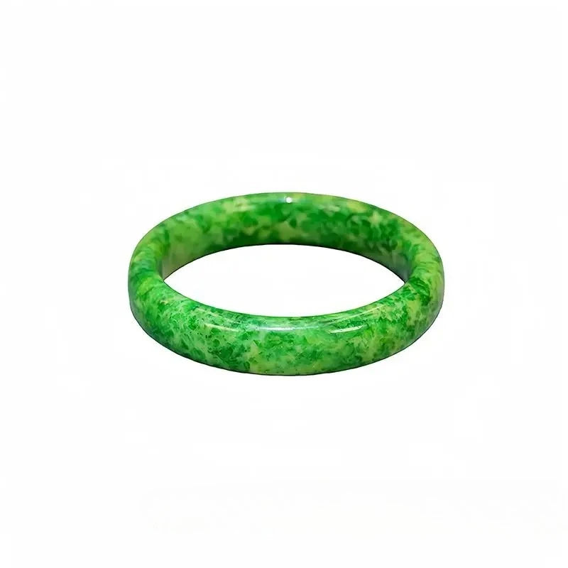 Vintage Carved Jade Bracelet Bangle