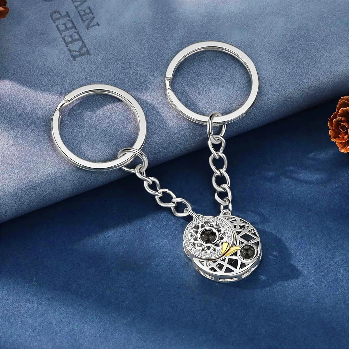 Personalized Custom Sun Moon Photo Projection