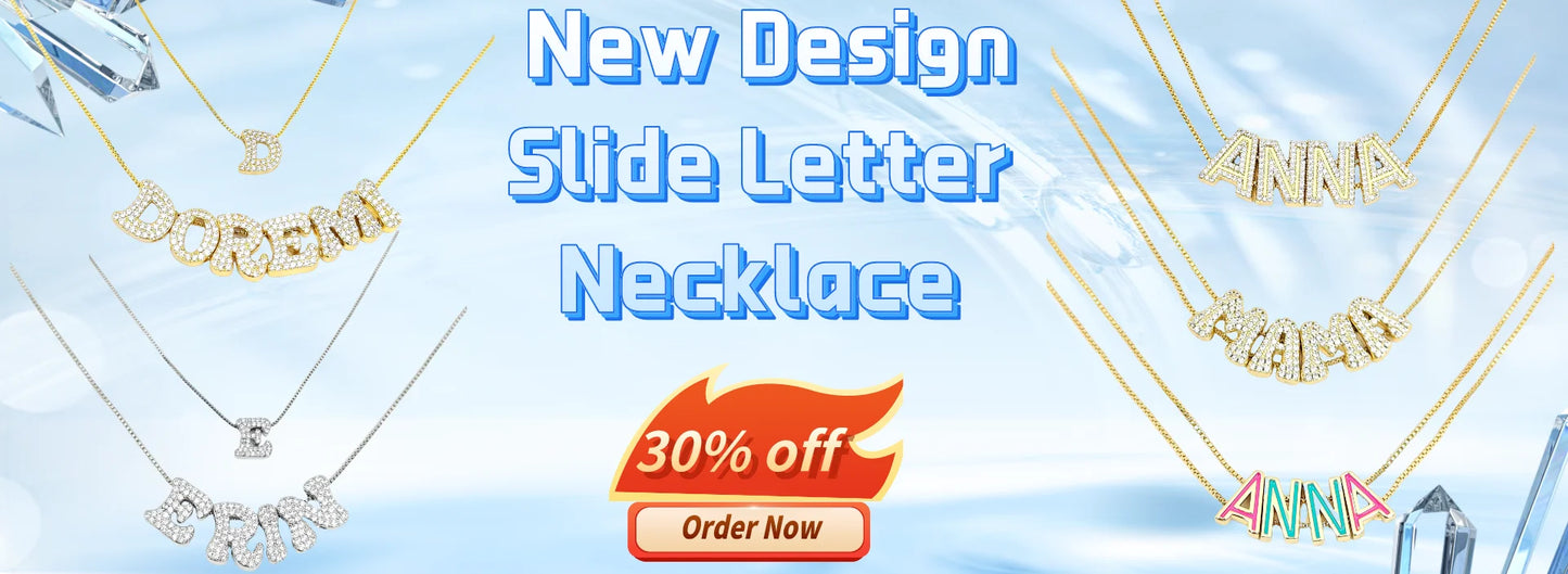 Personalized Diamond Name Necklace